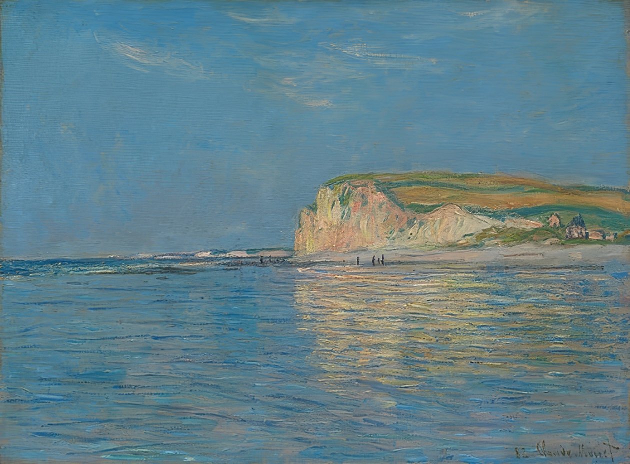 Odliv v Pourville, poblíž Dieppe. 1882 od Claude Monet