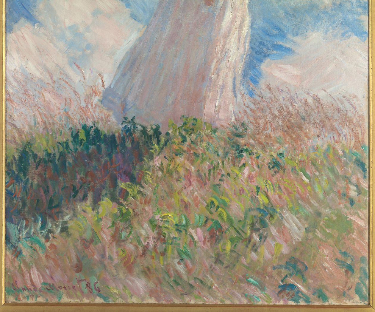 Test postavy pod širým nebem od Claude Monet