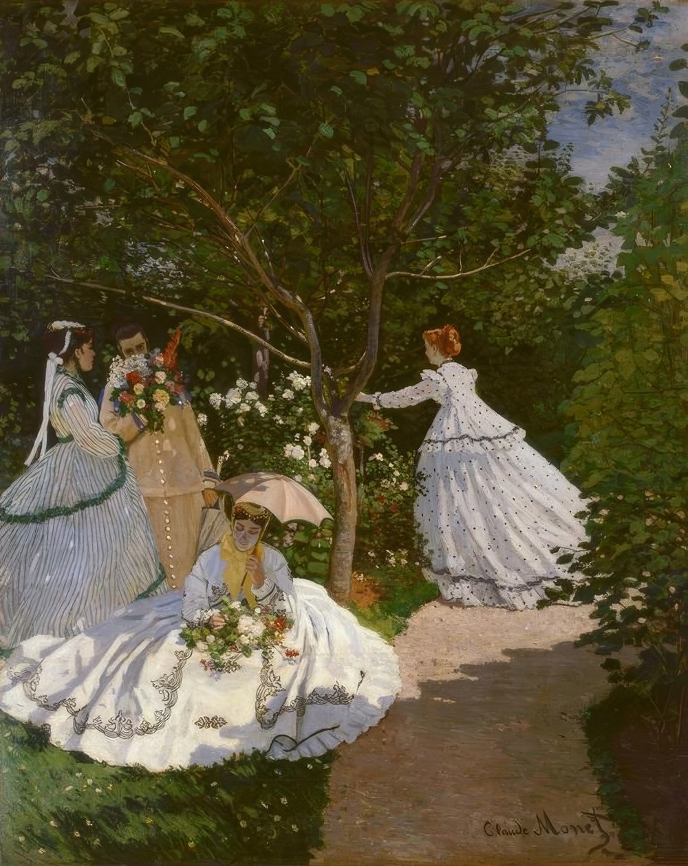 Ženy na zahradě od Claude Monet