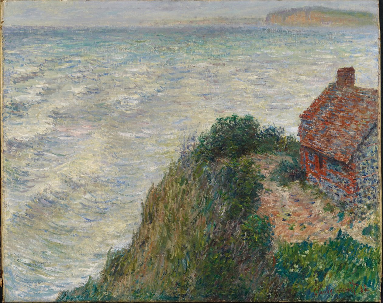 Rybářský dům v Petit Ailly, 1882 od Claude Monet