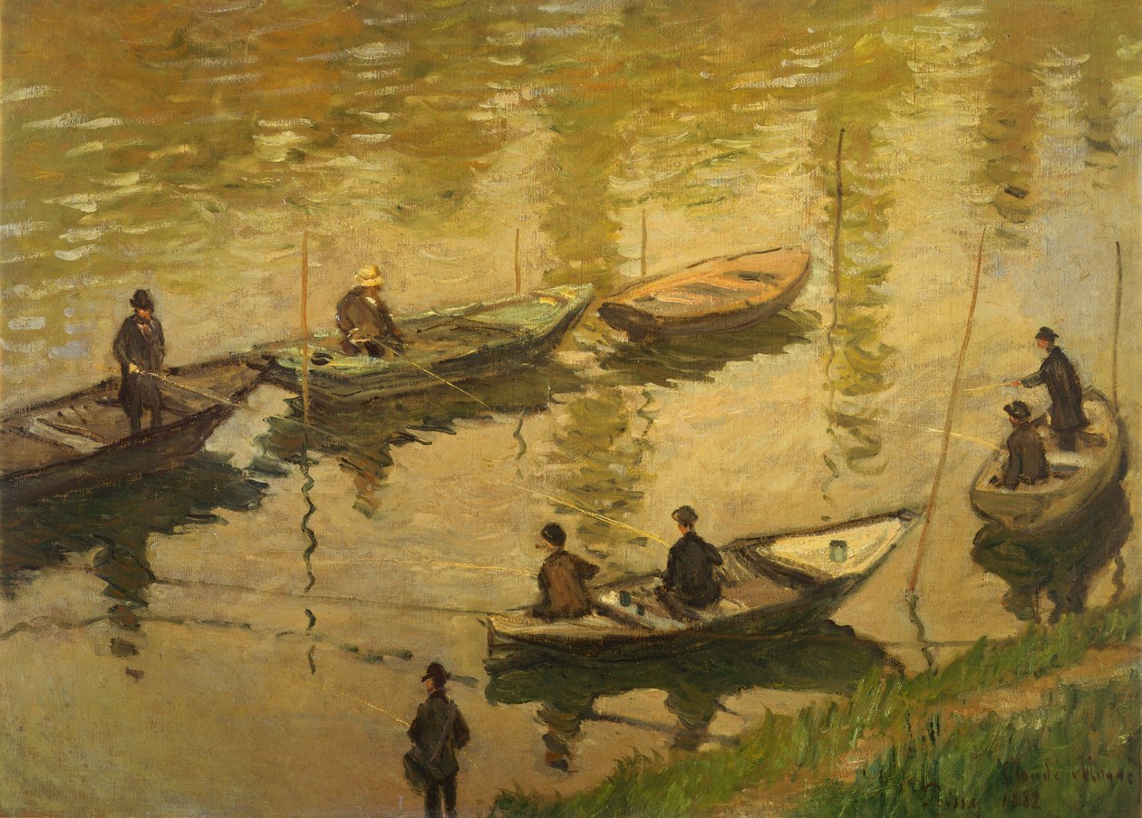 Rybáři na Seině od Claude Monet