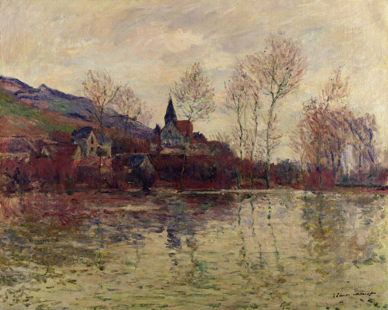 Povodně v Giverny, 1886 od Claude Monet