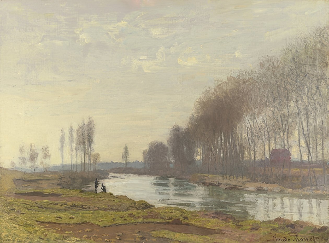 Rameno Seiny v Argenteuil (Petit Bras de la Seine, Argenteuil). 1872 od Claude Monet