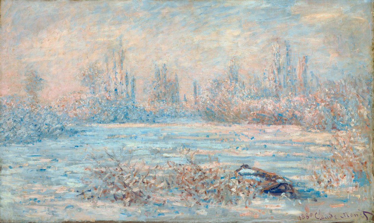 Mráz, 1880 od Claude Monet