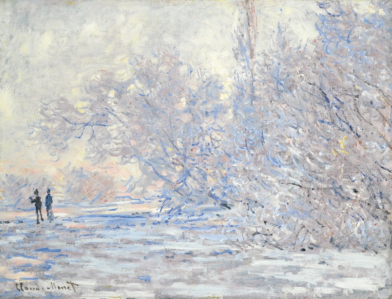 Frost in Giverny Frost in Giverny, 1885 od Claude Monet
