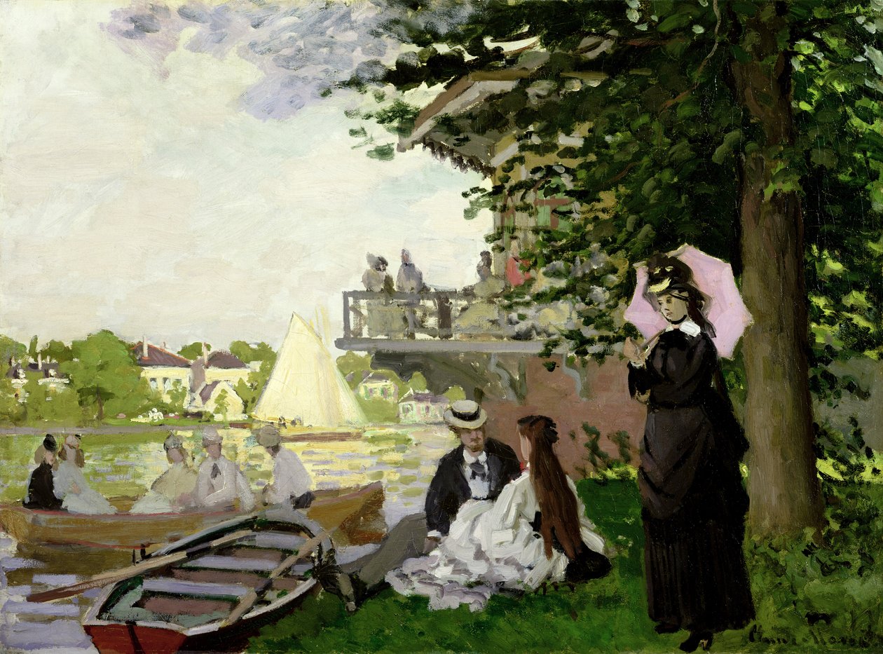 Garden House on the Zaan, Zaandam, 1871 od Claude Monet