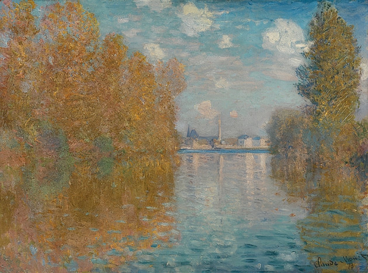 Podzimní nálada v Argenteuil. 1873 od Claude Monet
