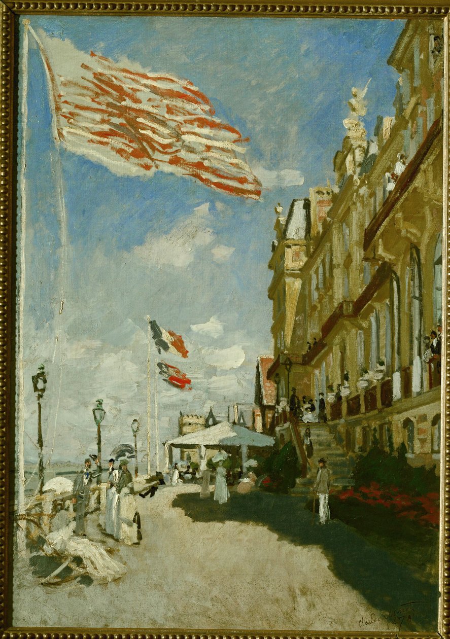 Hotel des Roches Noires (olej na plátně) od Claude Monet