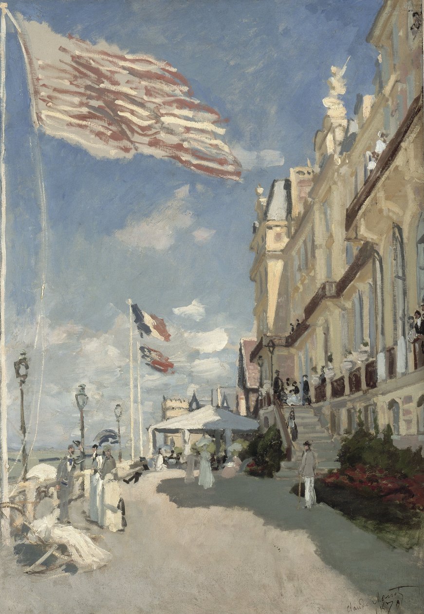 Hôtel des Roches Noires, Trouville od Claude Monet