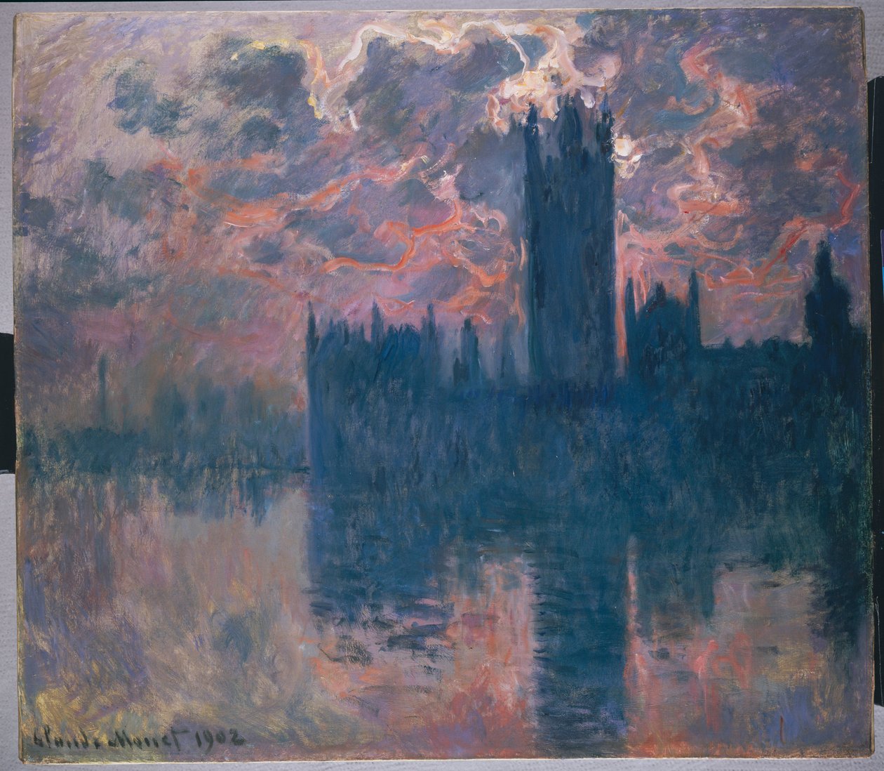 Houses of Parliament, Západ slunce, 1902 od Claude Monet