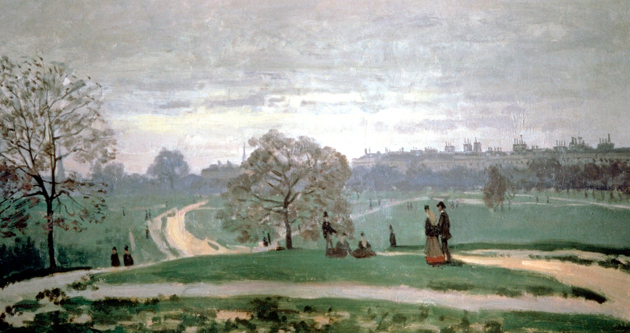 Hyde Park, Londýn, 1871 od Claude Monet