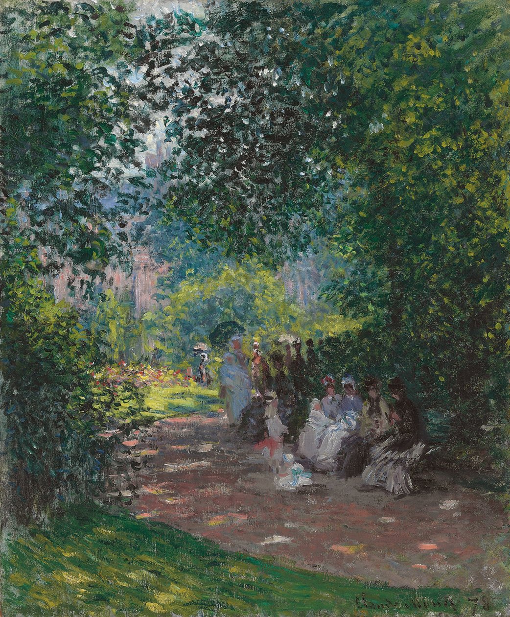 V parku Monceau, 1878 od Claude Monet