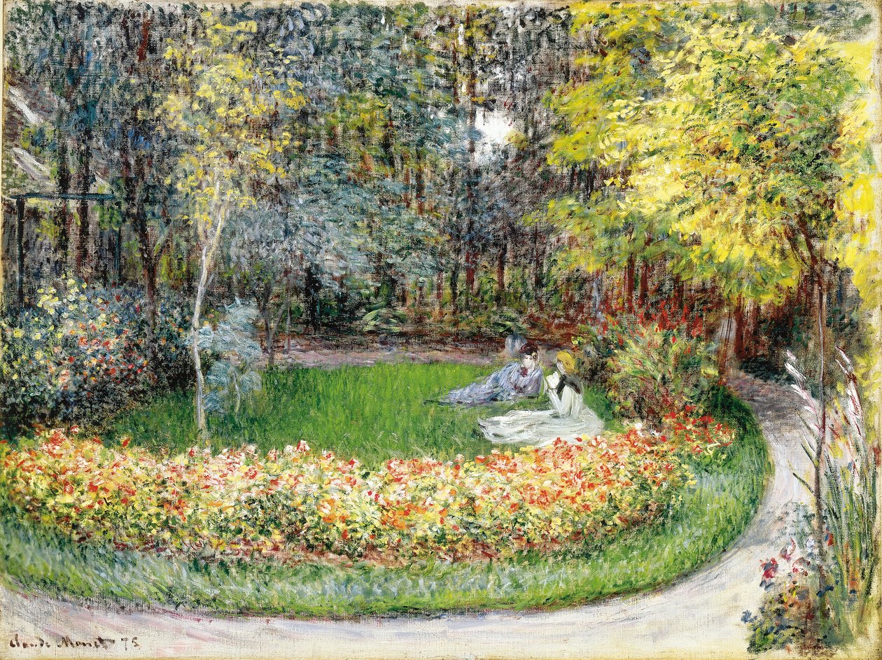V zahradě, 1875 od Claude Monet