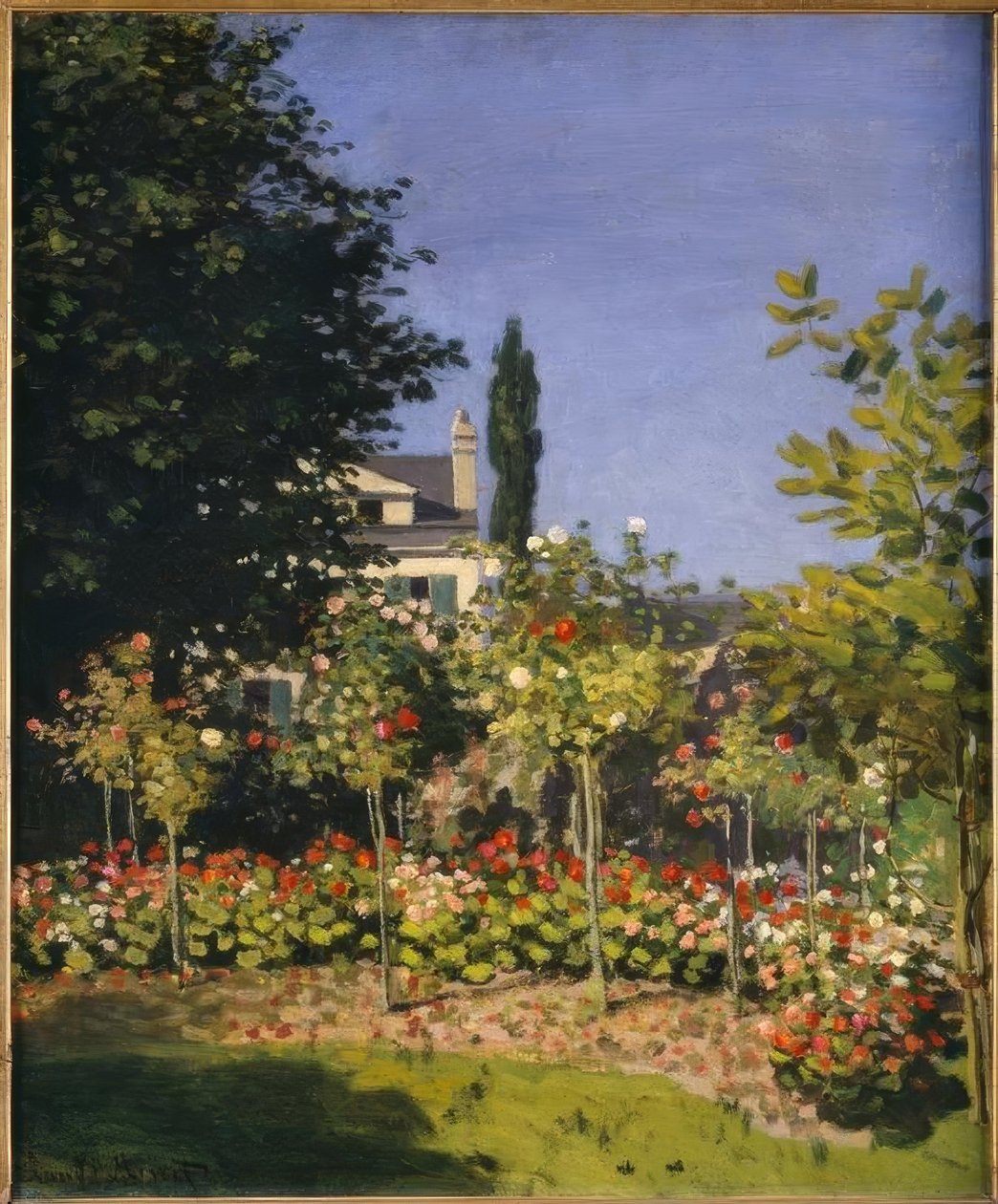 Kvetoucí zahrada od Claude Monet