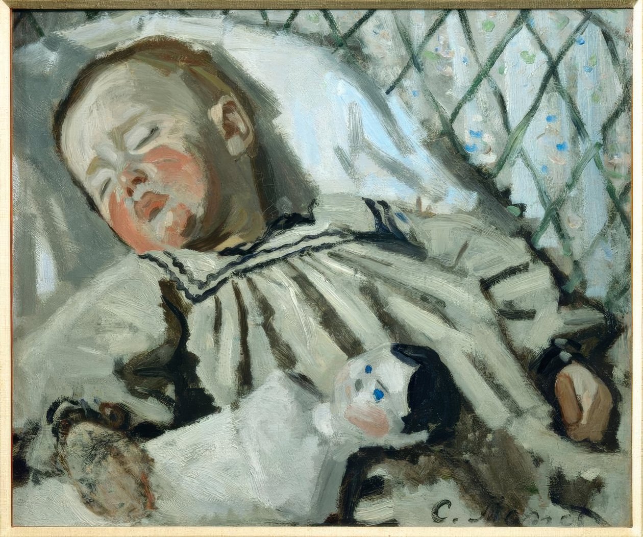 Spící Jean Monet od Claude Monet