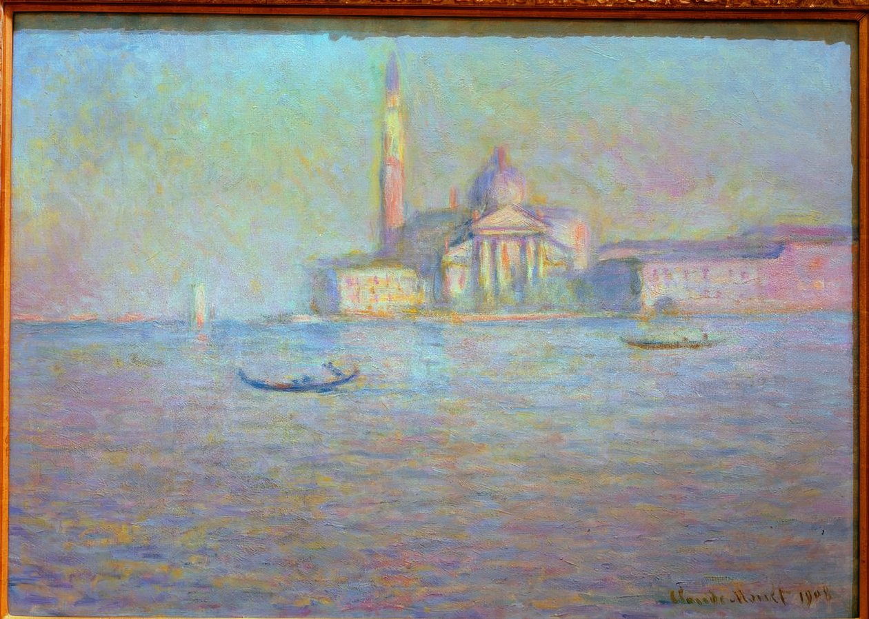 Kostel svatého Jiří Major od Claude Monet