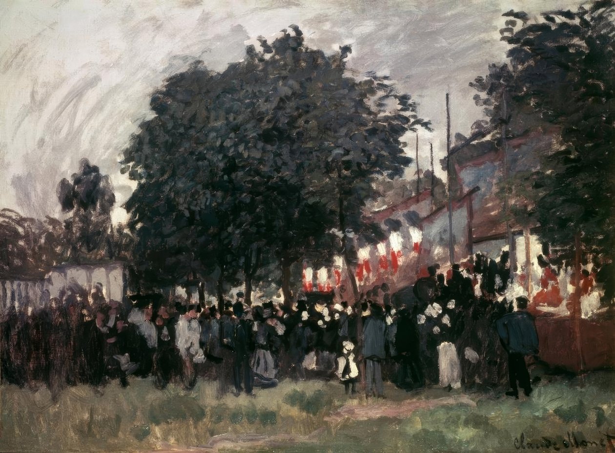 Festival Argenteuil od Claude Monet