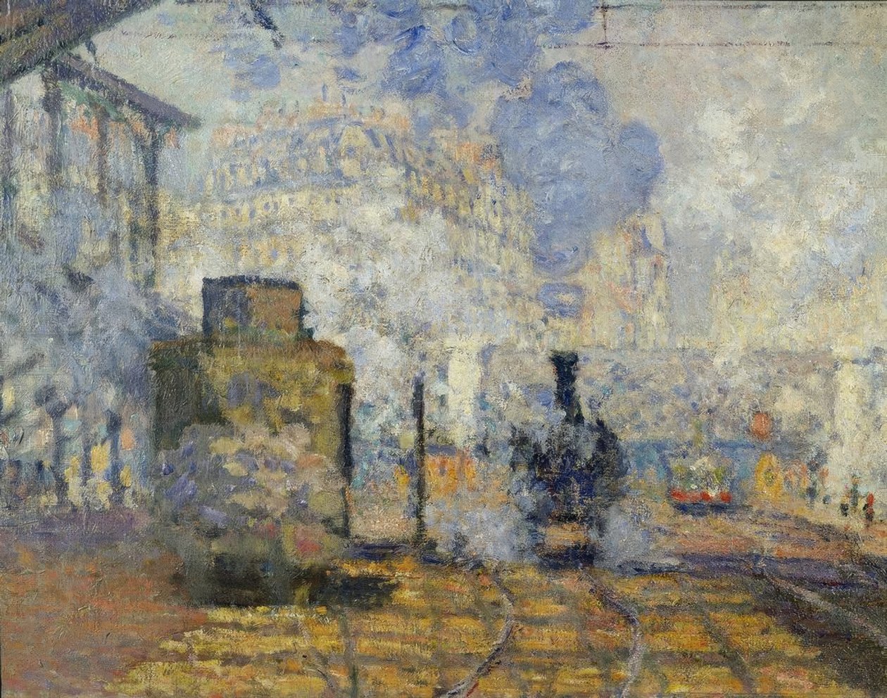 Gare Saint-Lazare od Claude Monet
