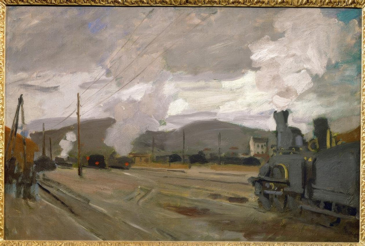 stanice Argenteuil od Claude Monet