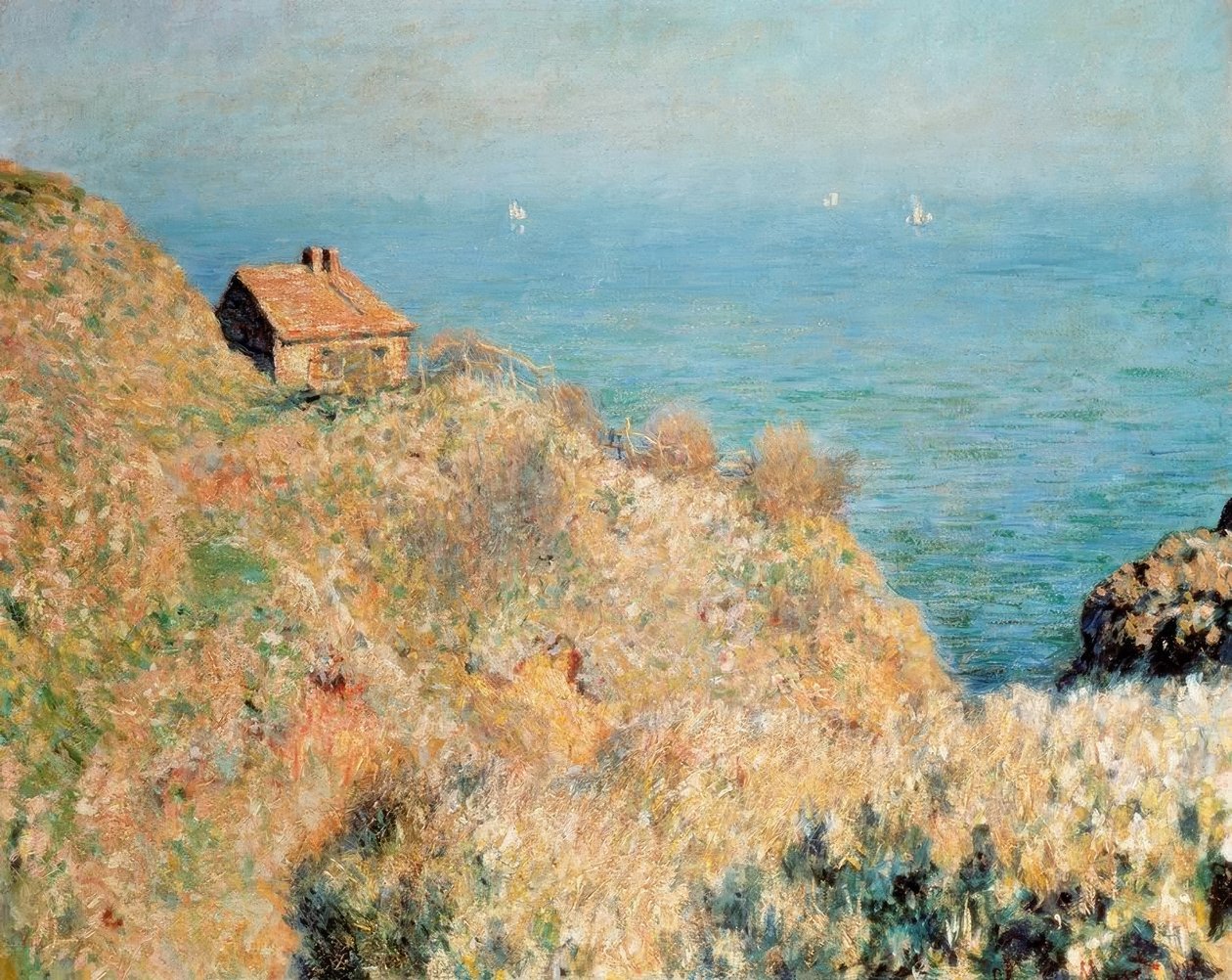 Rybářský dům, Varengeville od Claude Monet