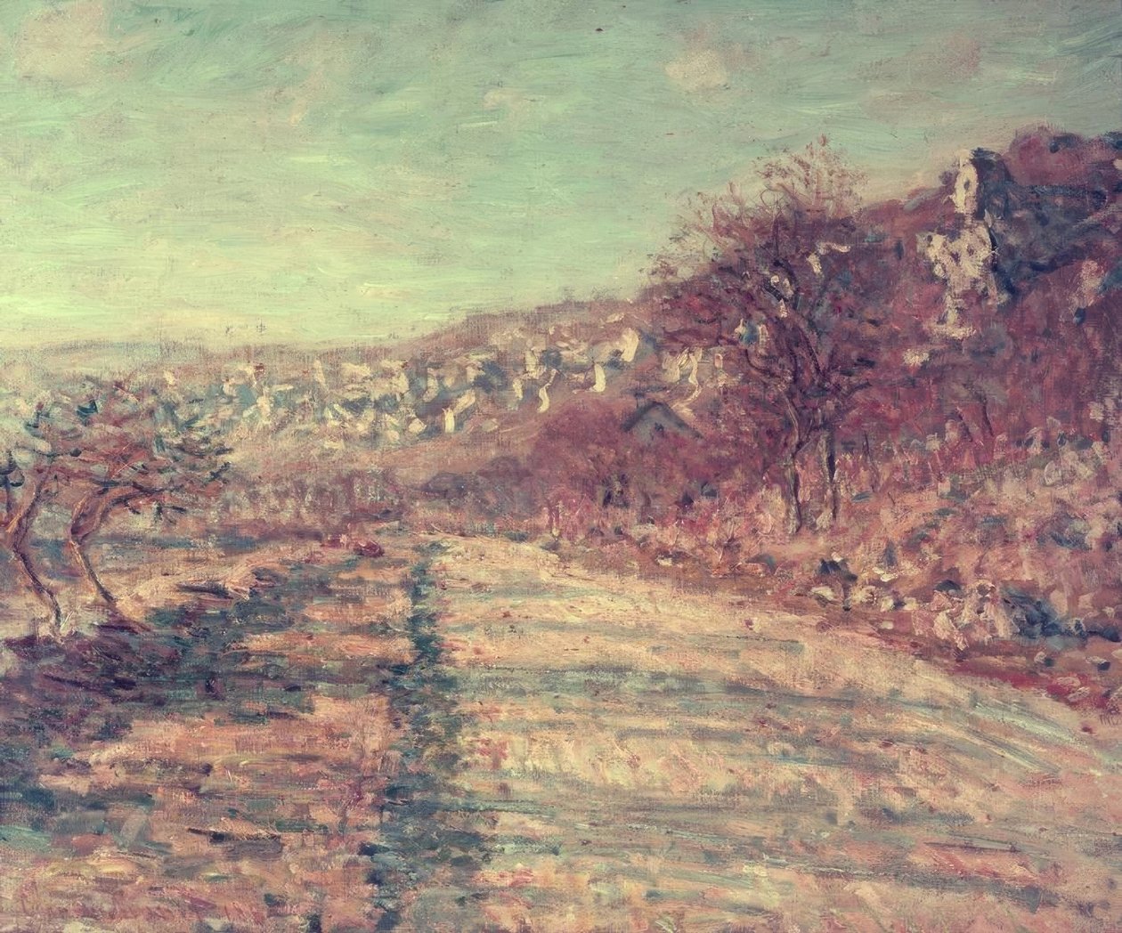 Cesta La Roche-Guyon od Claude Monet