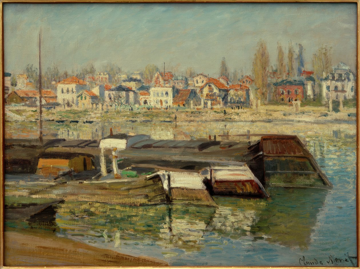 Seina v Asnières od Claude Monet