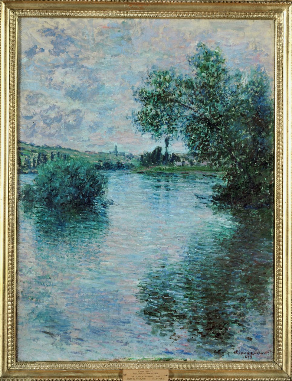 Seina u Vetheuil (olej na plátně) od Claude Monet