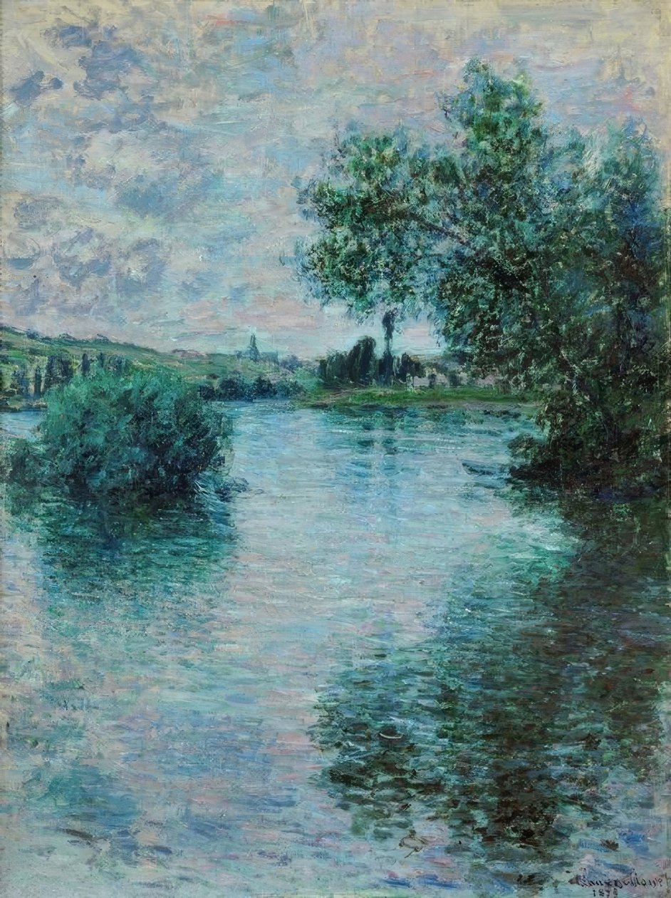 Seina ve Vétheuil od Claude Monet