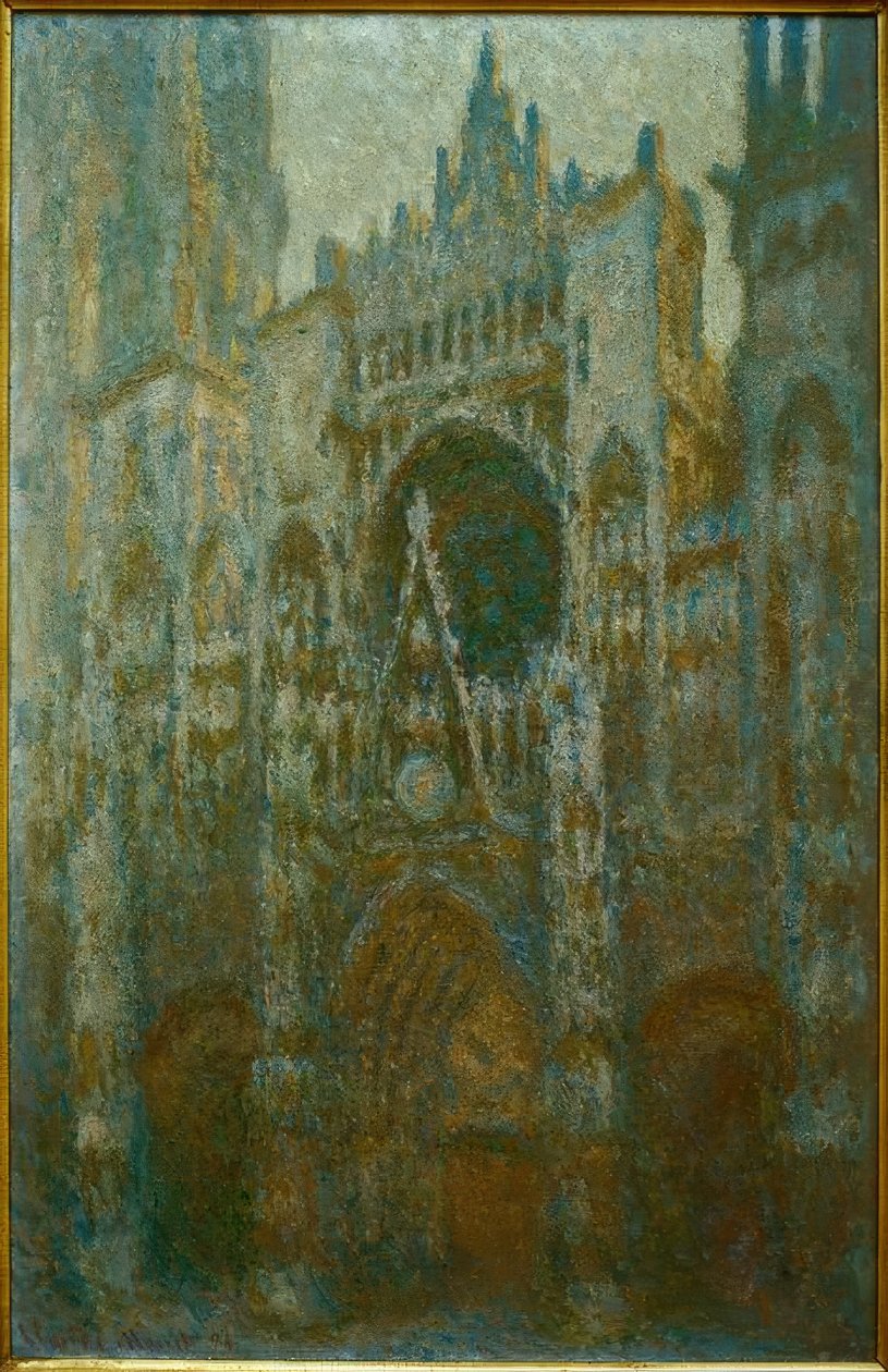 Rouenská katedrála, portál od Claude Monet