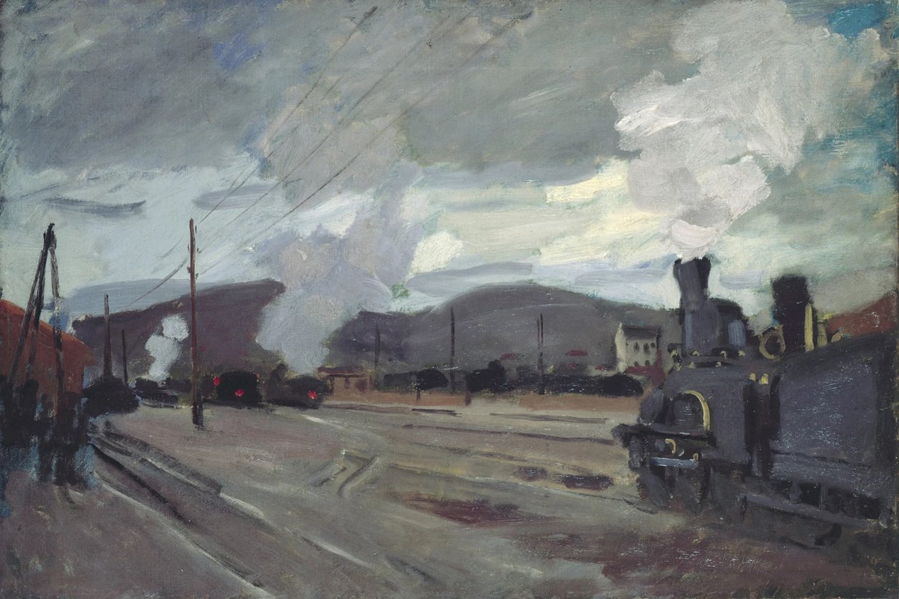 Stanice Argenteuil, 1872. od Claude Monet