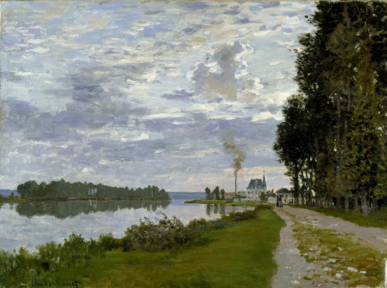Promenáda Argenteuil od Claude Monet