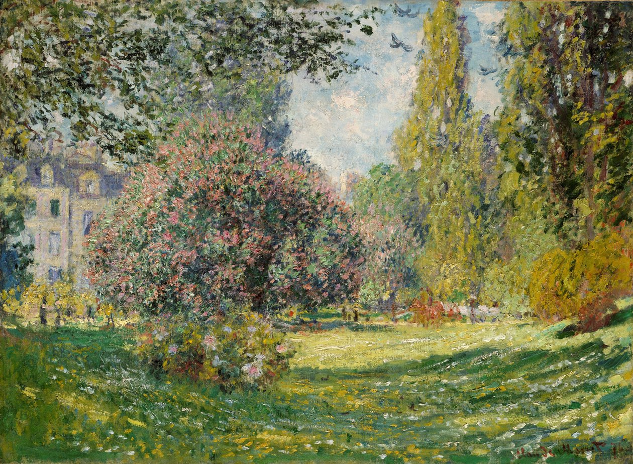 Krajina: Parc Monceau od Claude Monet