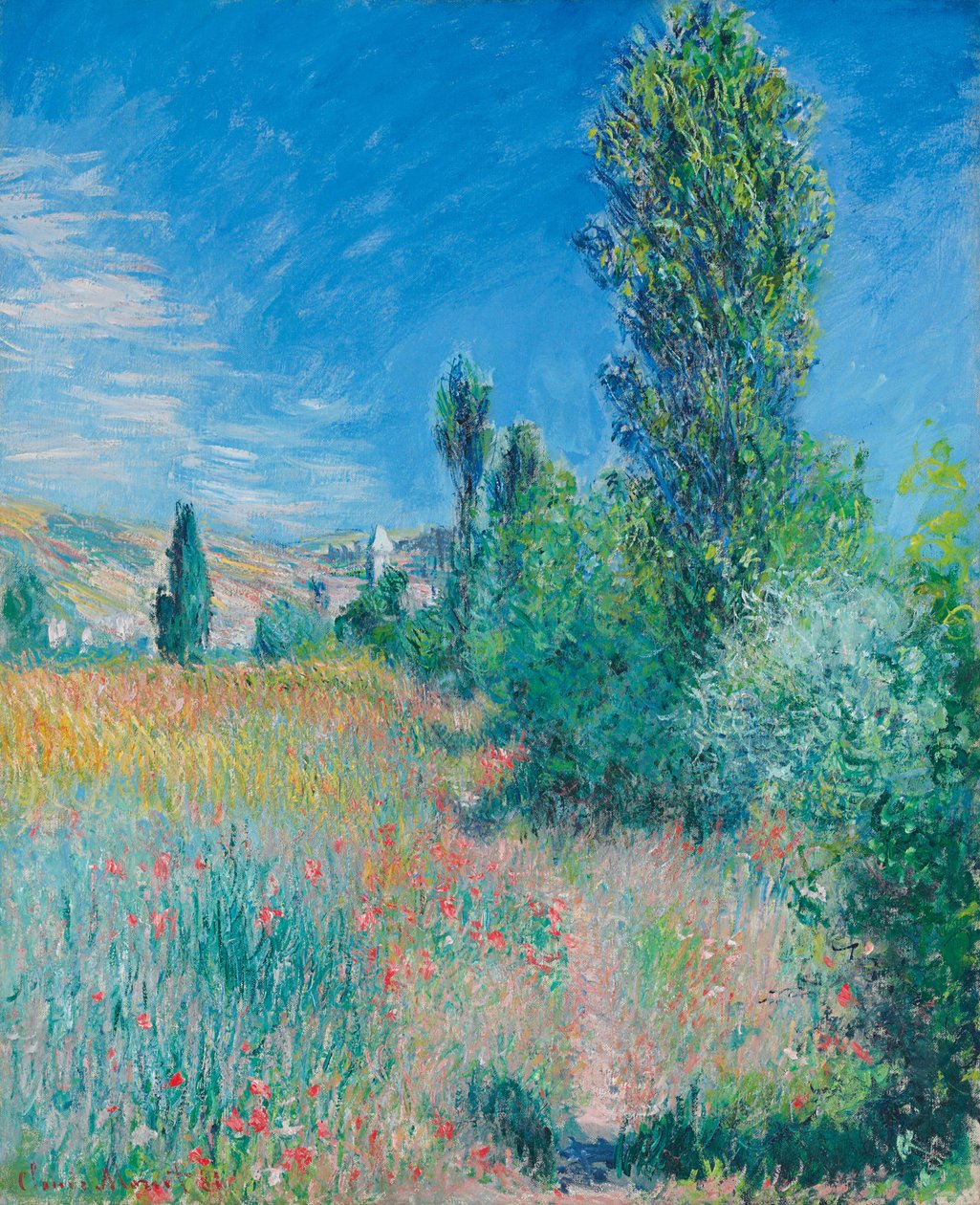 Krajina na ostrově Saint-Martin, 1881. od Claude Monet