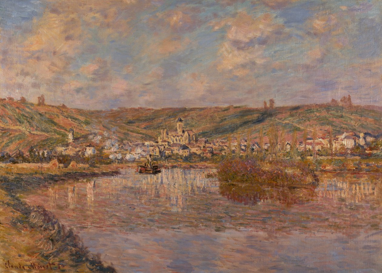 Pozdě odpoledne, Vetheuil od Claude Monet