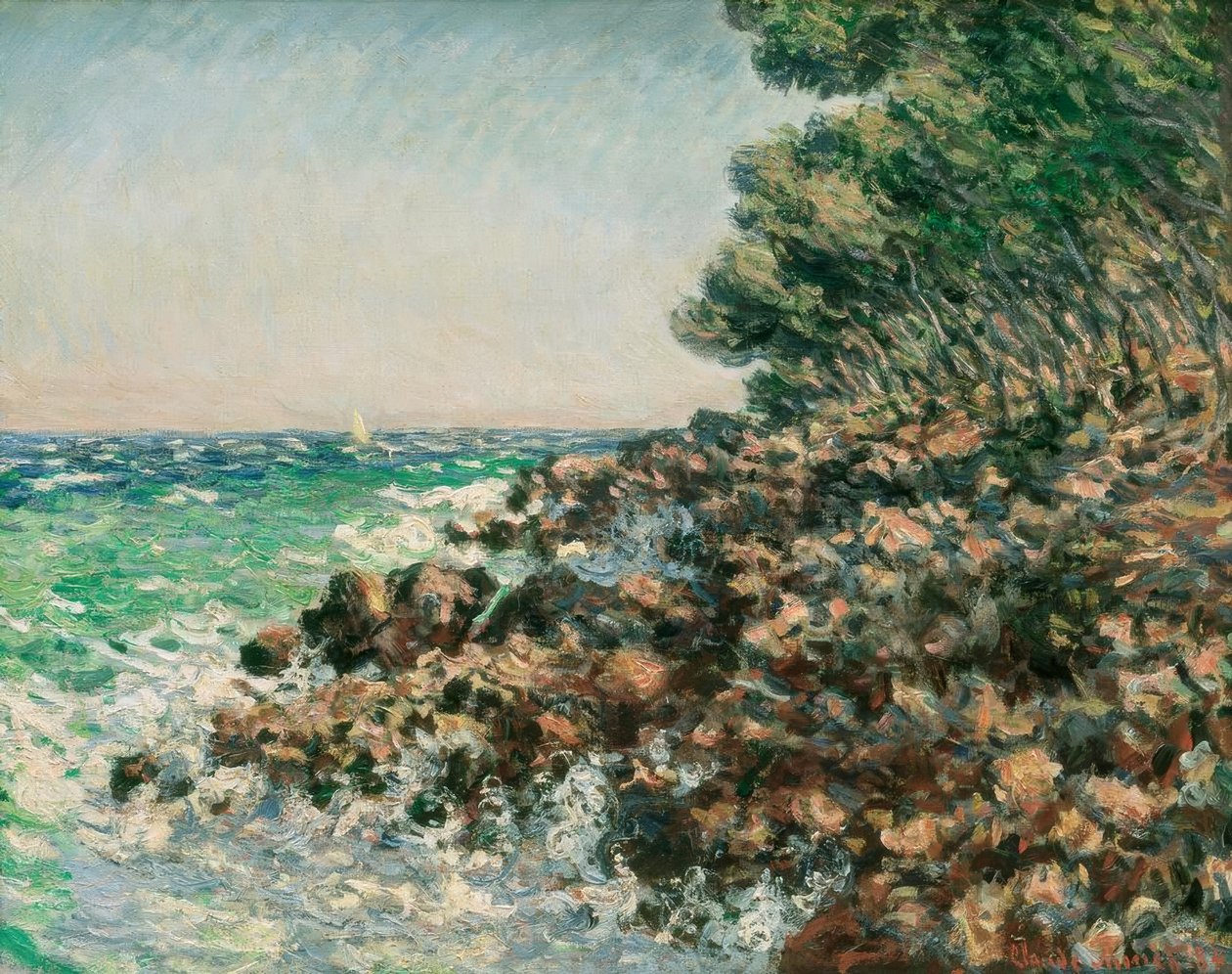 Cap Martin od Claude Monet