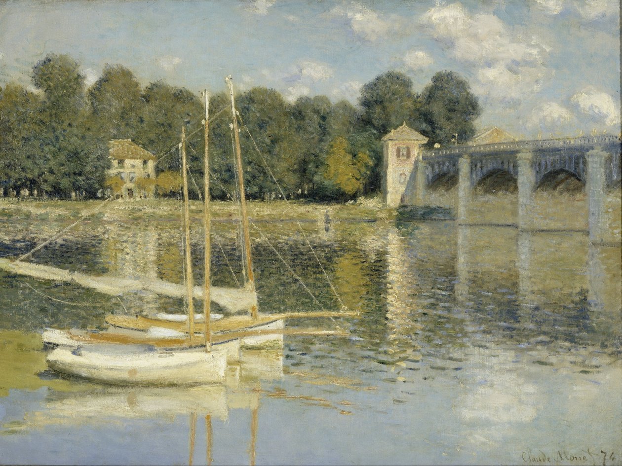 Most v Argenteuil od Claude Monet