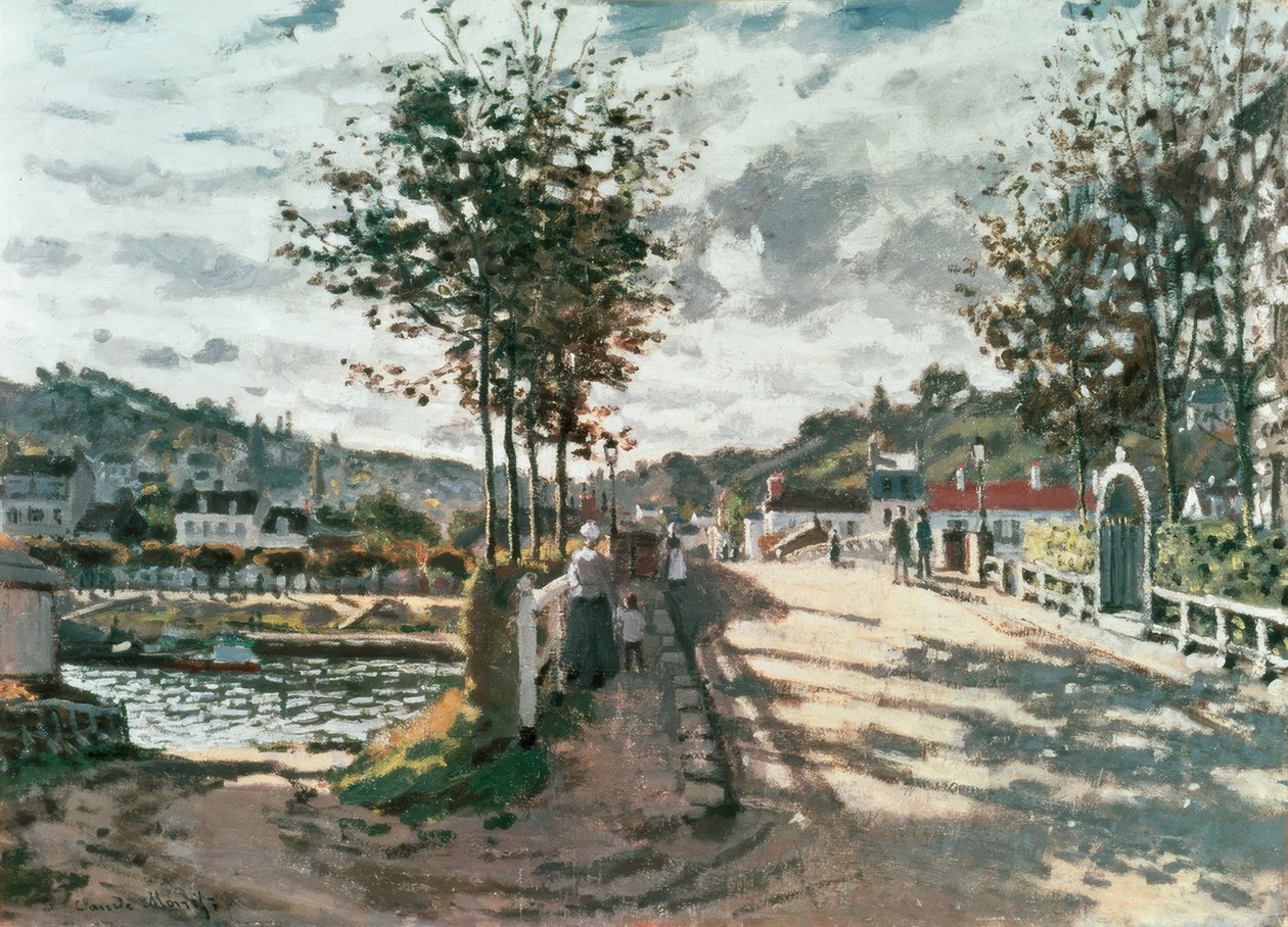 Bougivalský most od Claude Monet