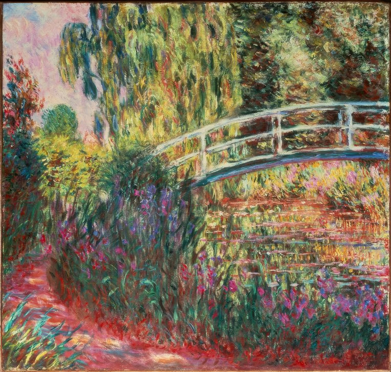 Japonský most od Claude Monet