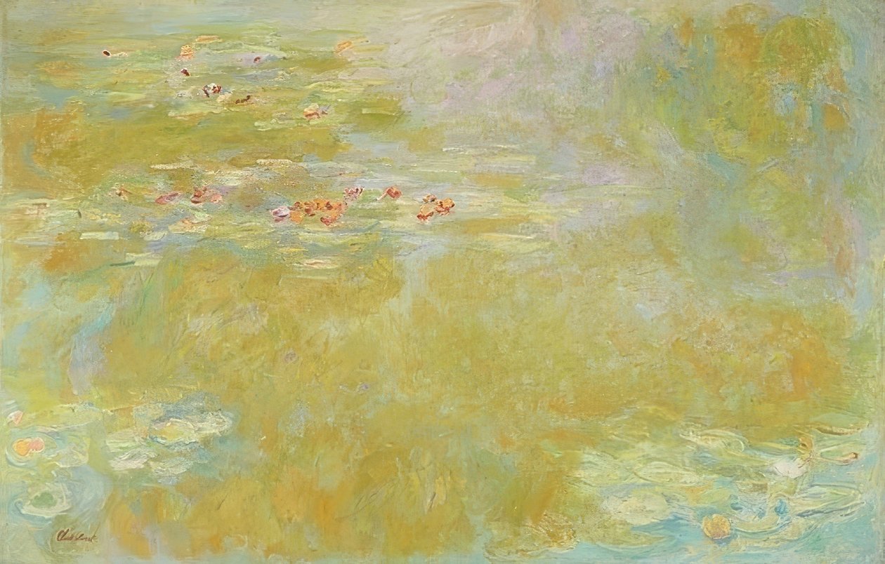 Le bassin aux nymphéas (Rybník s lekníny). Kolem roku 1916 od Claude Monet
