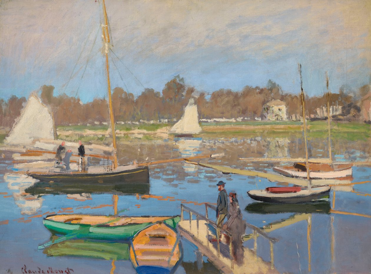 Povodí Argenteuil od Claude Monet