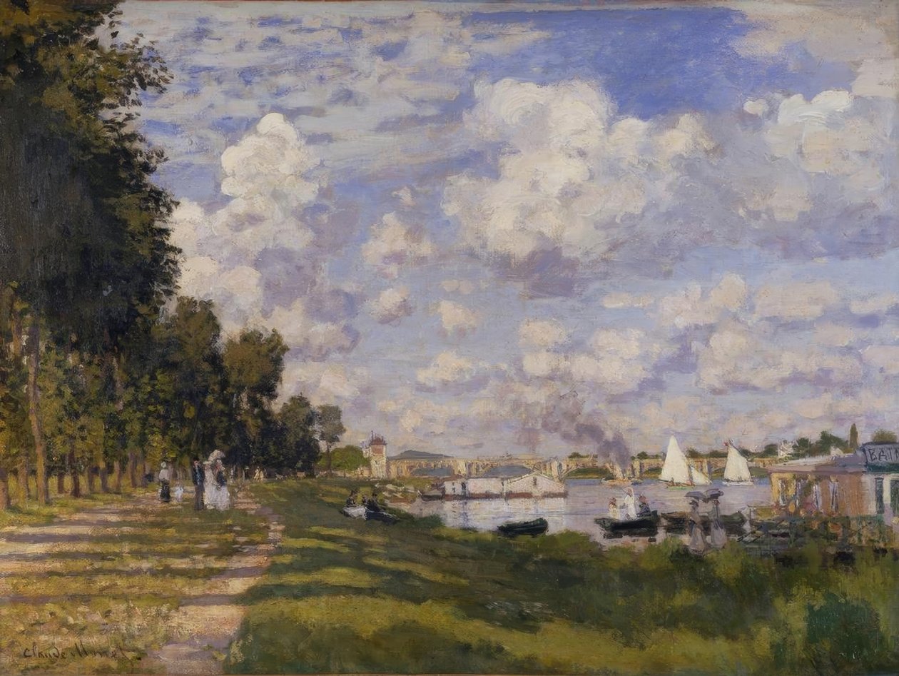 Povodí Argenteuil od Claude Monet