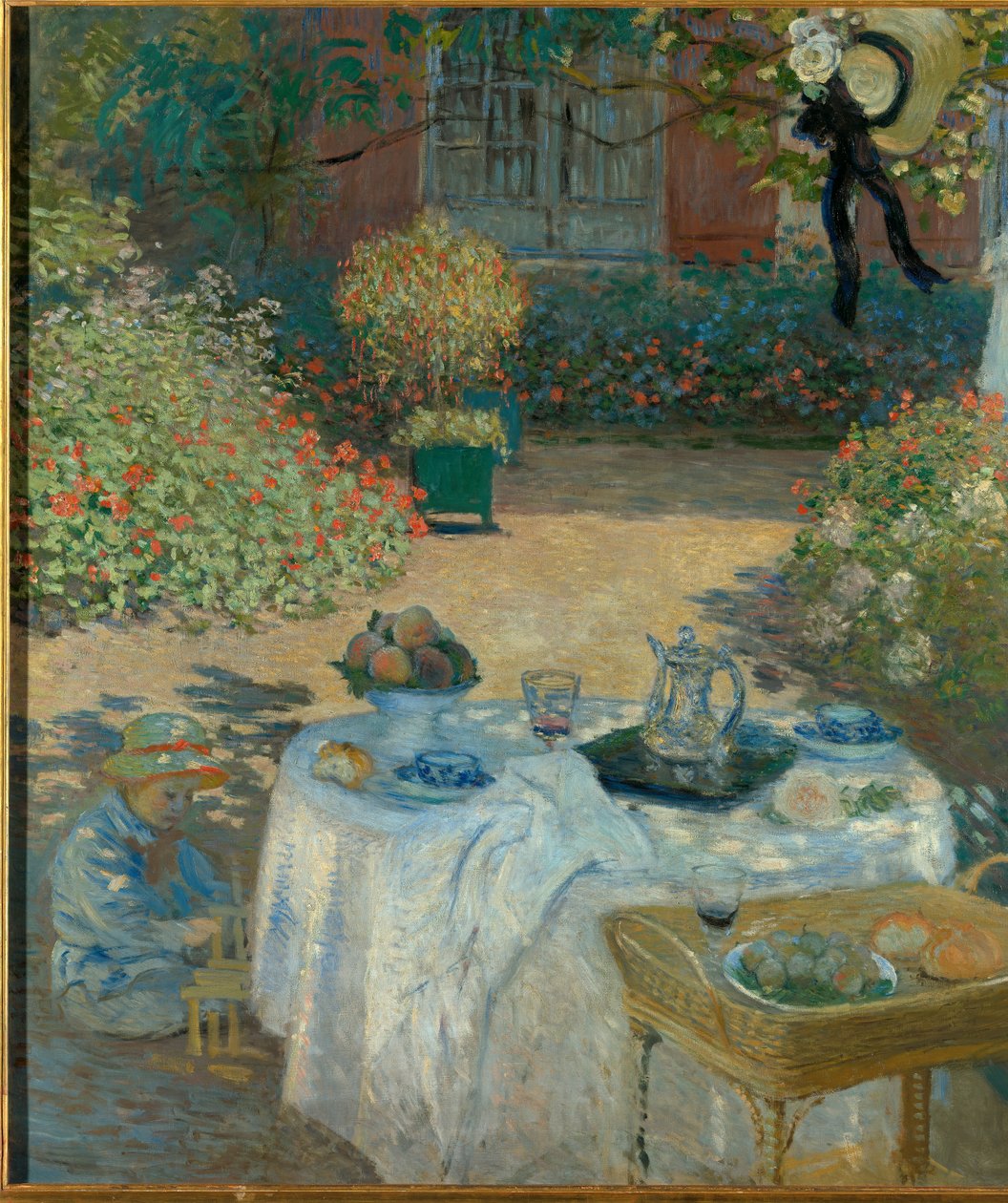 Oběd v Monetově zahradě v Argenteuil od Claude Monet