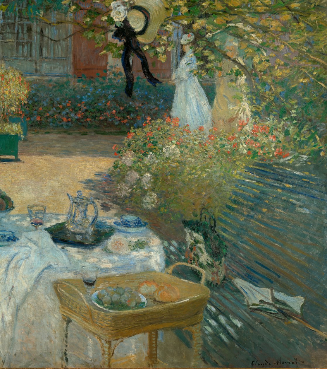 Oběd v Monetově zahradě v Argenteuil od Claude Monet