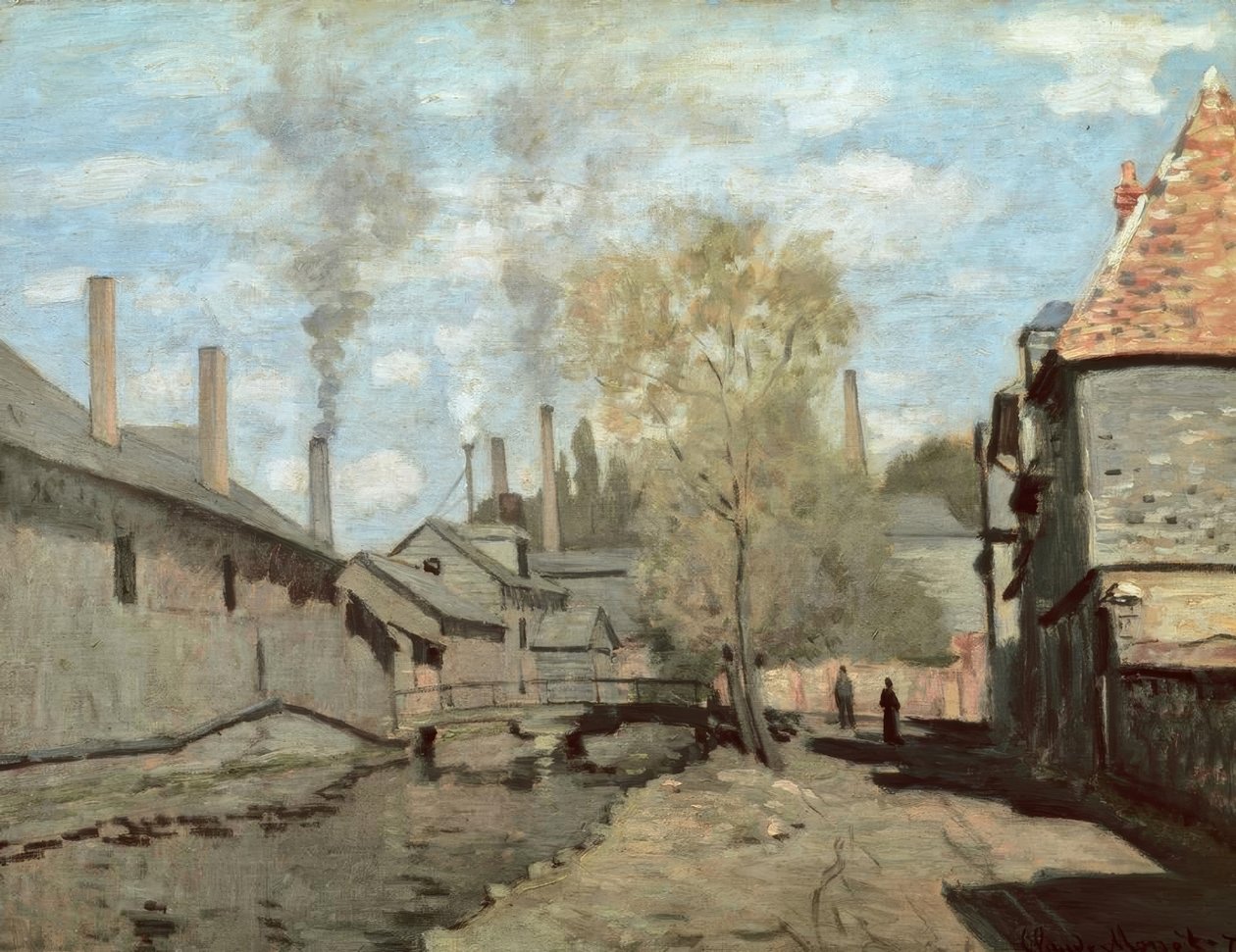 Proud Robec od Claude Monet