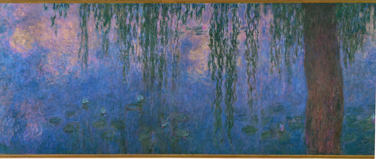 Les Nympheas, les Saules (olej na plátně) od Claude Monet