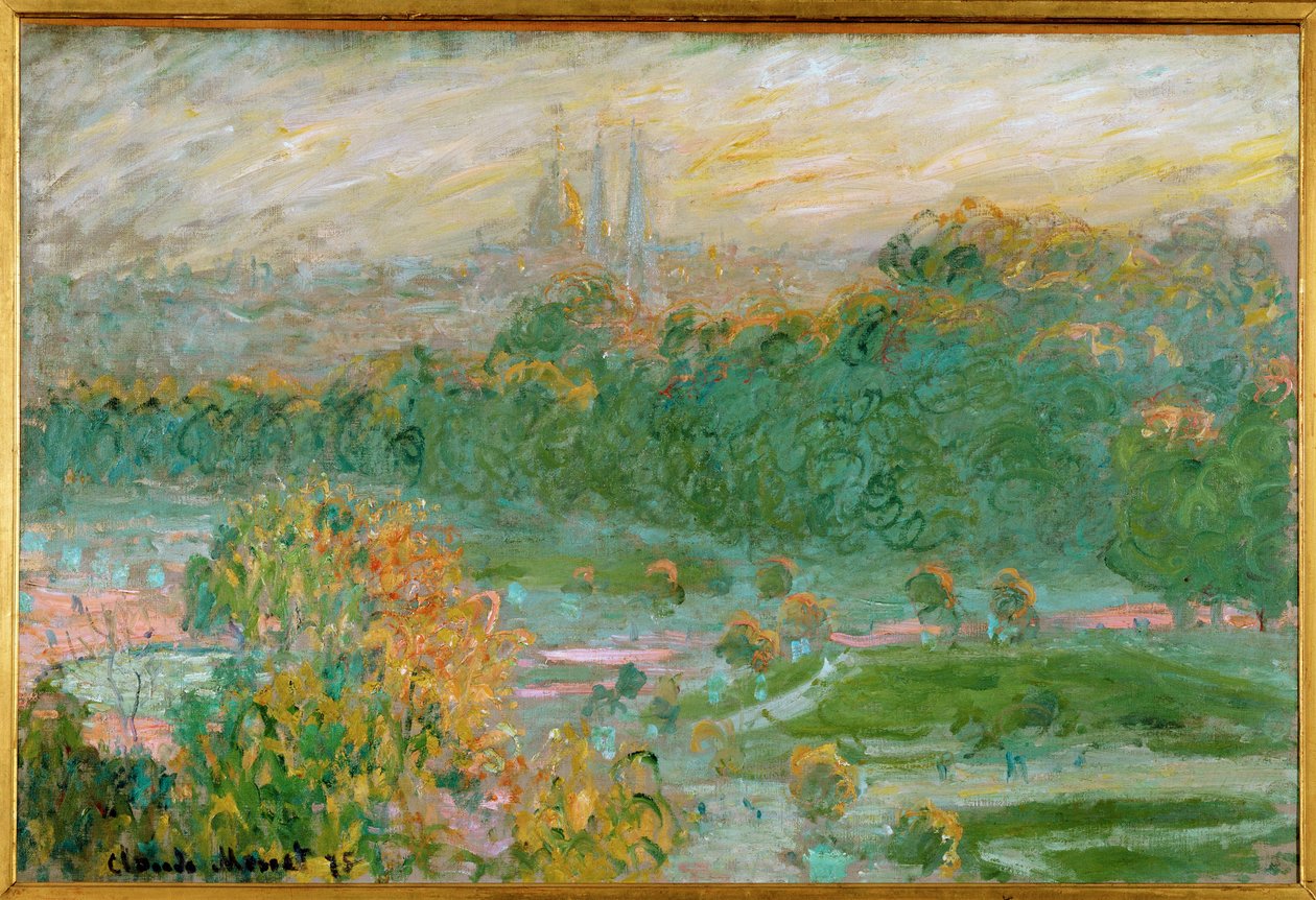 Les Tuileries (olej na plátně) od Claude Monet