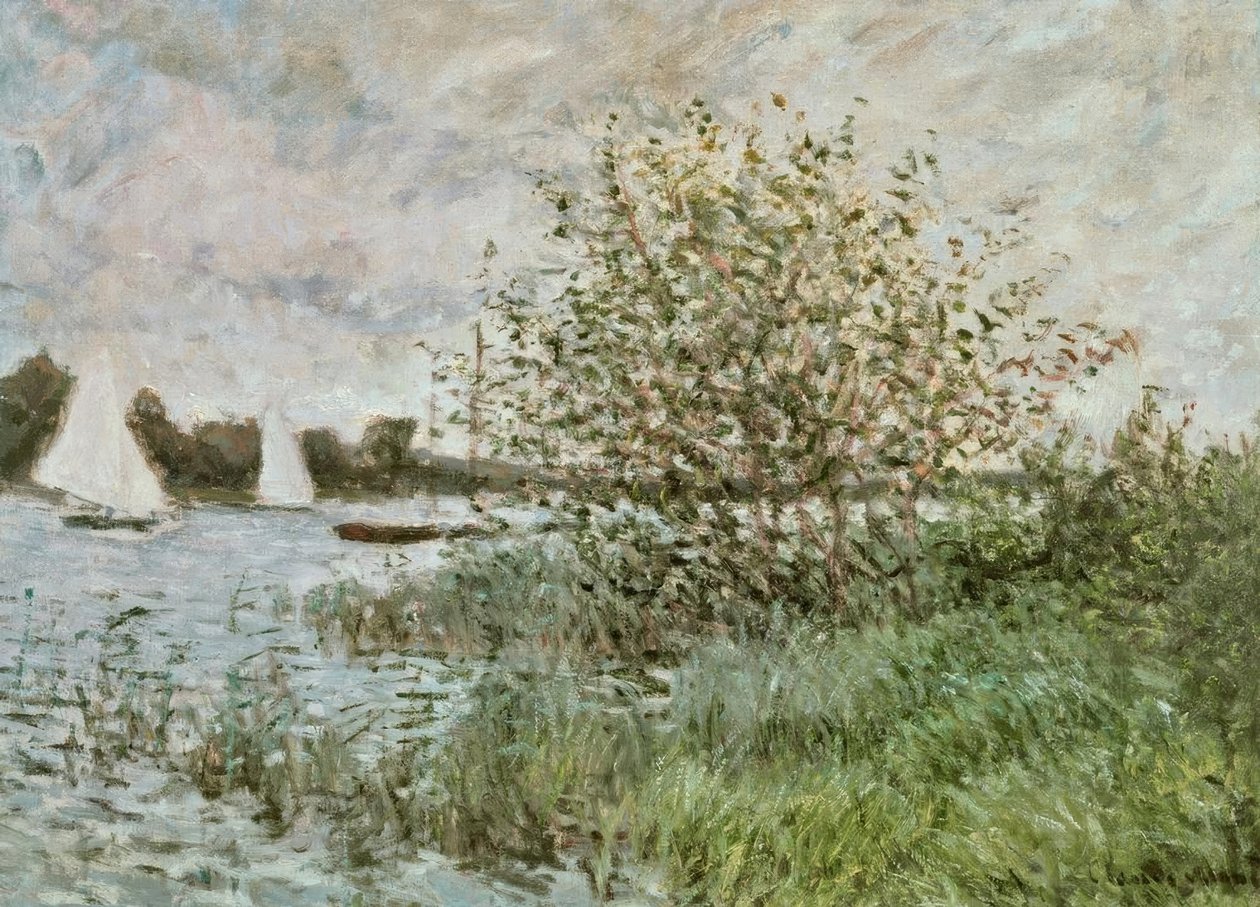 Břehy Seiny poblíž Argenteuil od Claude Monet
