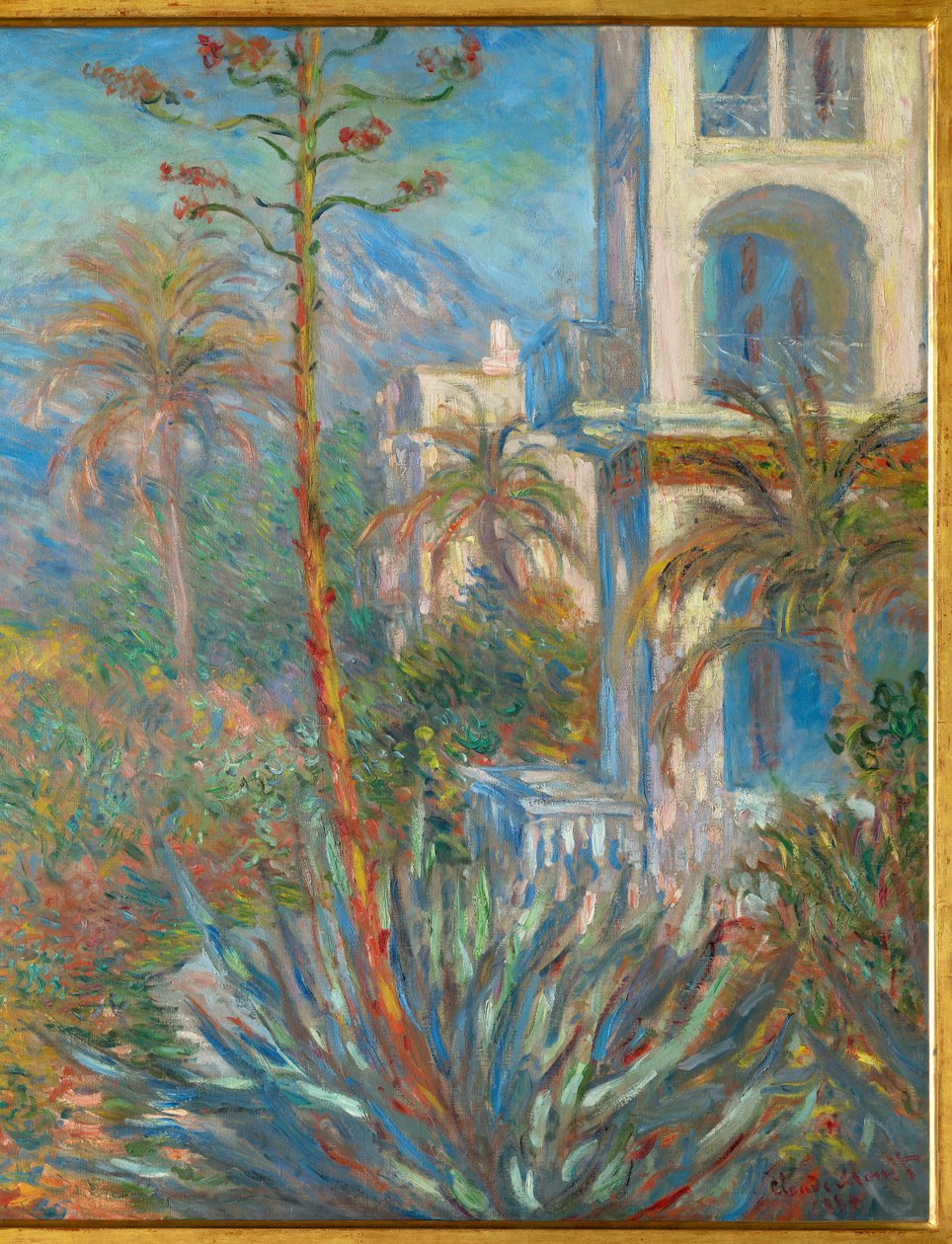 Les villas a Bordighera, 1884 (olej na plátně) od Claude Monet