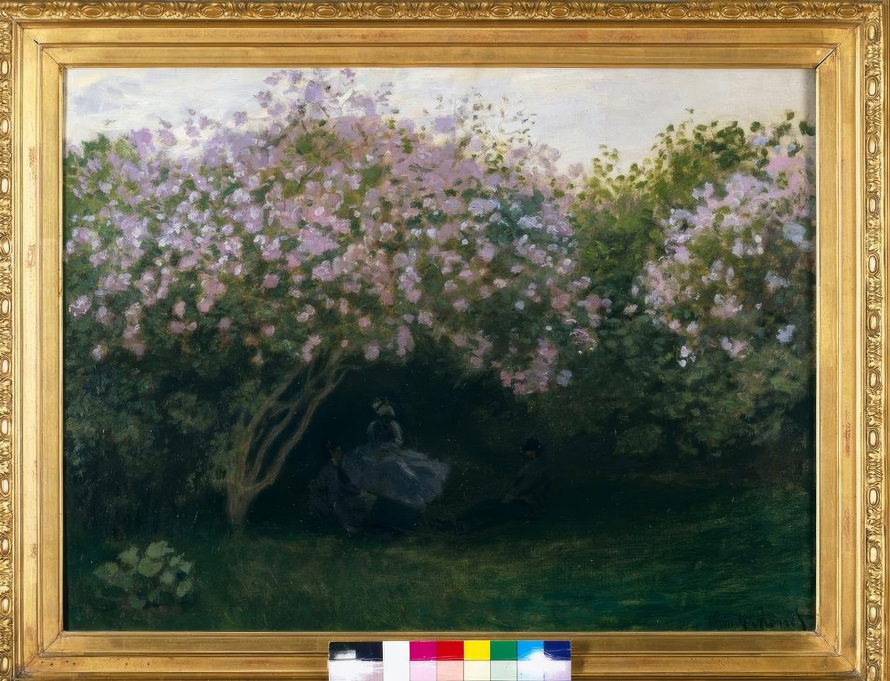 Lila, šedé počasí od Claude Monet