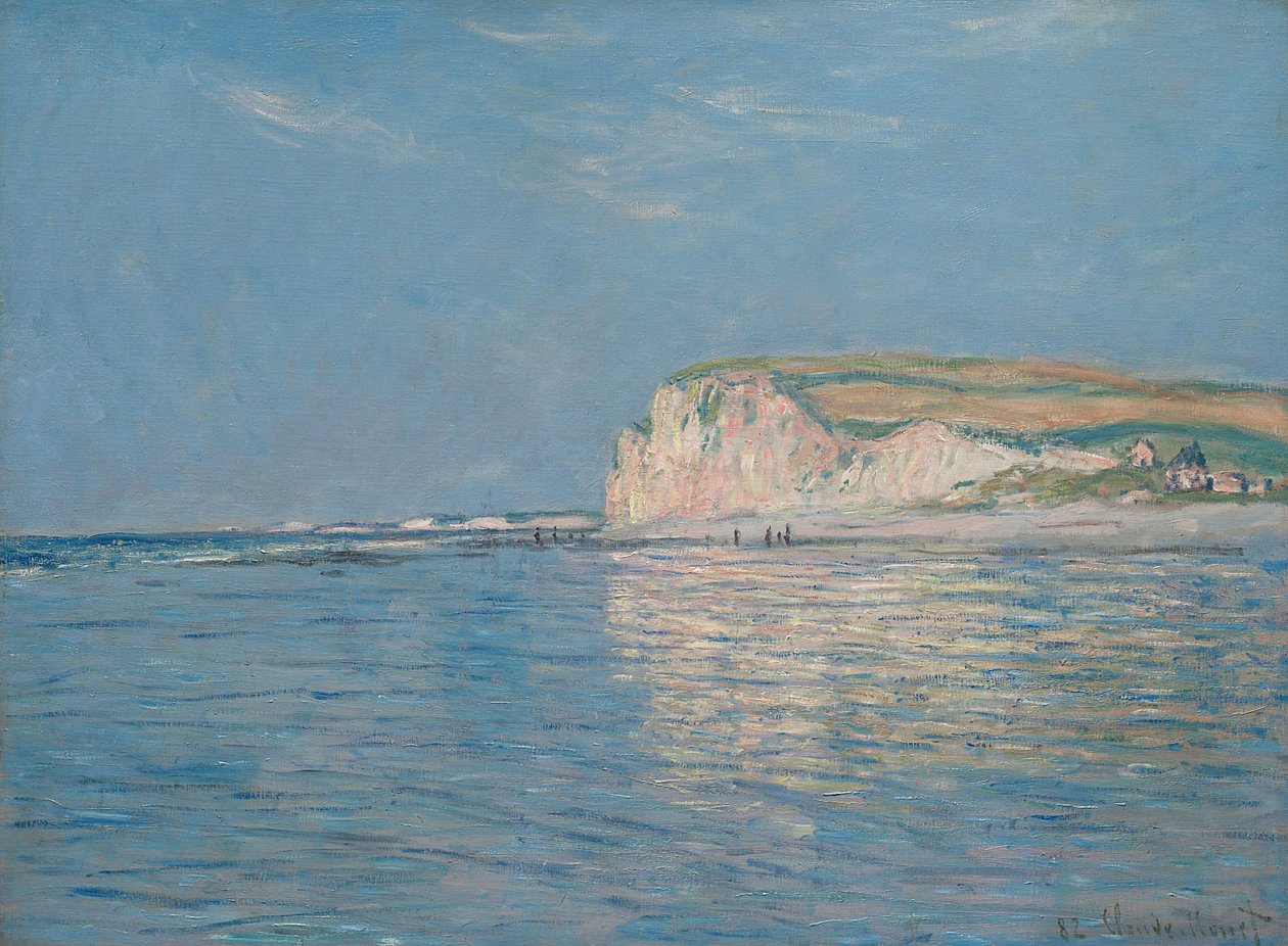 Odliv v Pourville, poblíž Dieppe, 1882 od Claude Monet